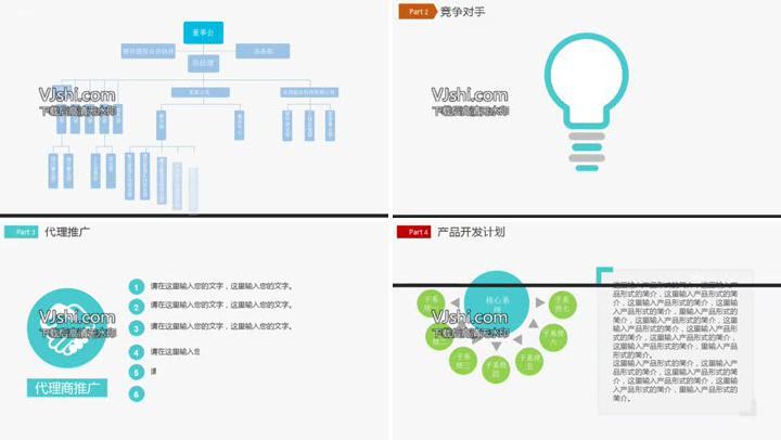 企业营销方案计划书PPT模板营销计划